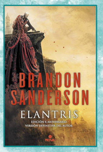 Portada de la novela Elantris, escrita por Brandon Sanderson.
