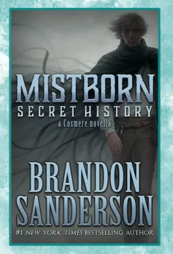 Portada de la novela Nacidos de la bruma Historia secreta, escrita por Brandon Sanderson.