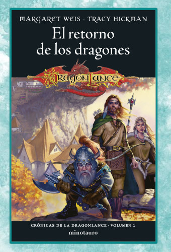 Portada de la novela El Retorno de los dragones, escrita por Margaret Weis y Tracy Hickman.